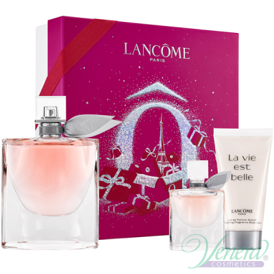 Lancome La Vie Est Belle Set (EDP 75ml + EDP 4ml + BL 50ml) for Women Women's Gift sets