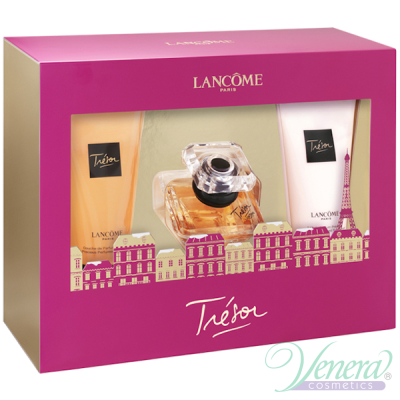 Lancome Tresor Set (EDP 30ml + BL 50ml + SG 50ml) for Women Women's Gift sets