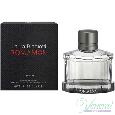 Laura Biagiotti Romamor Uomo EDT 75ml for Men Men's Fragrances