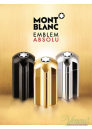 Montblanc Emblem Absolu EDT 100ml for Men Without Package Men's Fragrances without package
