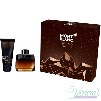 Mont Blanc Legend Night Set (EDP 50ml + SG 100ml) for Men Men's Gift sets