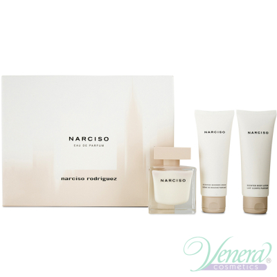 Narciso Rodriguez Narciso Set (EDP 90ml + BL 75ml + SG 75ml) for Women Women's Gift sets