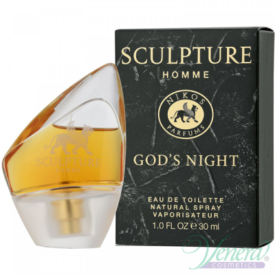 Nikos Sculpture Homme God's Night EDT 30ml for Men Men's Fragrance