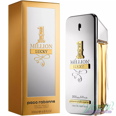 Paco Rabanne 1 Million Lucky EDT 200ml for Men Men's Fragrance