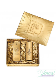 Paco Rabanne 1 Million Parfum Set (EDP 100ml + Deo Spray 150ml) for Men Men's Gift sets