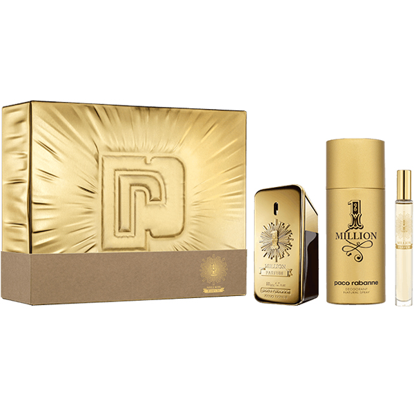 Paco Rabanne 1 Parfum Set (EDP 50ml + EDP 10ml Deo Spray 150ml) for Men | Venera Cosmetics