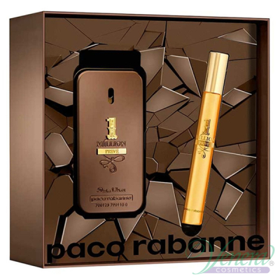 Paco Rabanne 1 Million Prive Set (EDP 50ml + EDP 10ml) for Men Men's Gift sets