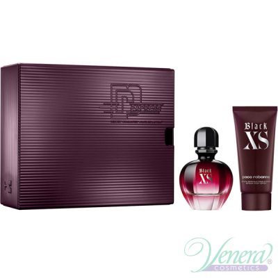 Paco Rabanne Black XS Eau de Parfum Set (EDP 80ml + BL 100ml) for Women Women's Gift set