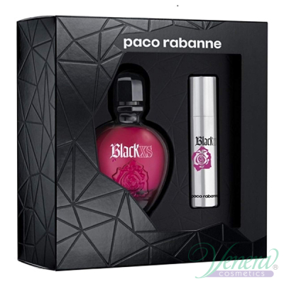 Paco Rabanne Black XS Set (EDT 50ml + EDT 10ml) for Women Women's Gift sets