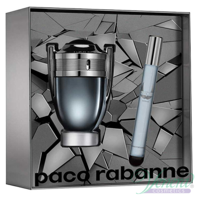Paco Rabanne Invictus Intense Set (EDT 50ml + EDT 10ml) for Men Men's Gift sets
