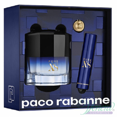 Paco Rabanne Pure XS Set (EDT 50ml + EDT 10ml + Key Chain) for Men Men's Gift sets
