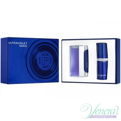 Paco Rabanne Ultraviolet Set (EDT 100ml + Deo Spray 150ml) for Men Men's Gift sets