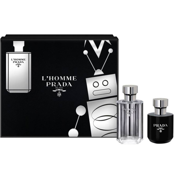 Prada L'Homme Set (EDT 50ml + Shower Cream 100ml) for Men | Venera Cosmetics