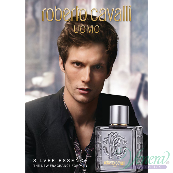 Roberto Cavalli Uomo Silver Essence EDT 60ml for Men | Venera Cosmetics