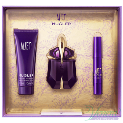 Thierry Mugler Alien Set (EDP 30ml + BL 50ml + Perfuming Pen 3g) for Women Women's Gift Set