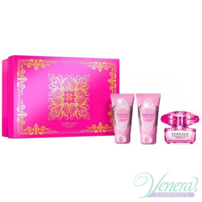 Versace Bright Crystal Absolu Set (EDP 50ml + BL 50ml + SG 50ml) for Women Women's Gift sets