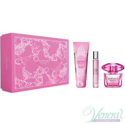Versace Bright Crystal Absolu Set (EDP 90ml + EDP Roll On 10ml + SG 150ml) for Women Women's Gift sets