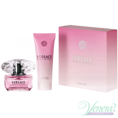 Versace Bright Crystal Set (EDT 50ml + BL 100ml) for Women Women's Gift sets
