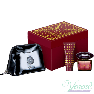 Versace Crystal Noir Set (EDT 90ml + BL 100ml + Bag) for Women Women's