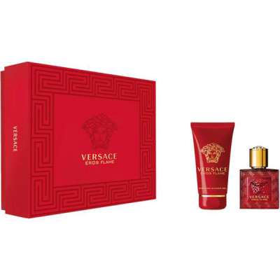 Versace Eros Flame Set (EDP 30ml + SG 50ml) for Men Men's Gift sets