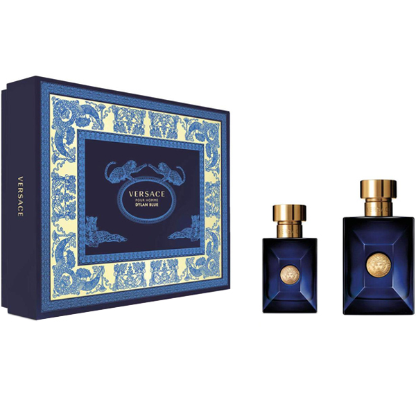 Versace Pour Homme Dylan Blue Set EDT 100ml + 10ml + Cosmetic Bag M