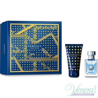 Versace Pour Homme Set (EDT 30ml + Shower Gel 50ml) for Men Men's