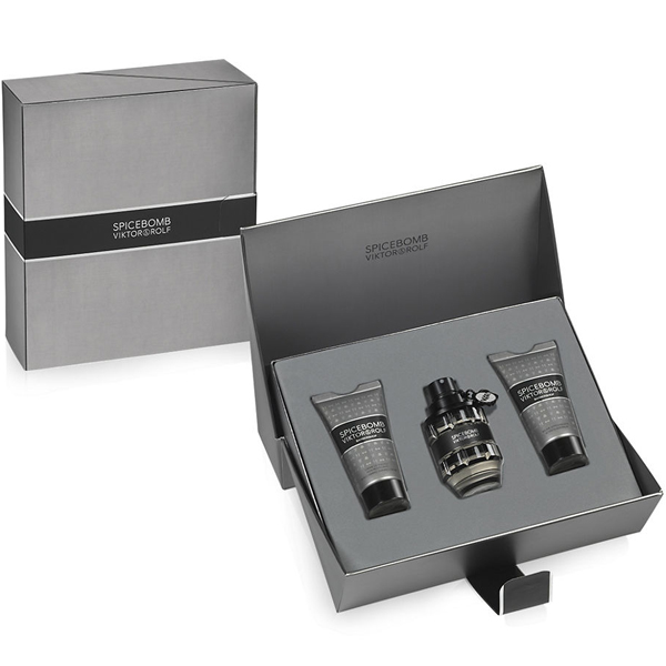 Viktor Rolf Spicebomb Set Edt 50ml As Balm 50ml Shaving Cream 50ml For Men Venera Cosmetics