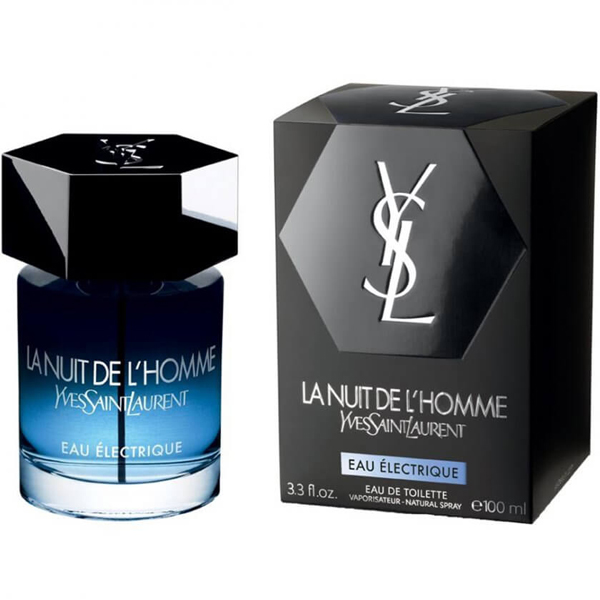 Yves Saint Laurent La Nuit de L'Homme Bleu Electrique Eau de Toilette Intense Spray 100ml/3.3oz