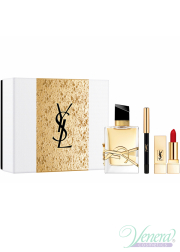 YSL Libre Set (EDP 50ml + Eye Pencil 0.8g + Lip...