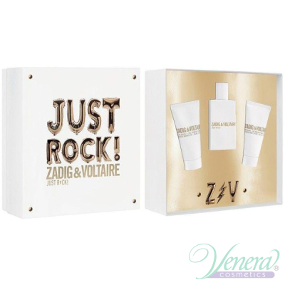 Zadig & Voltaire Just Rock! for Her Set (EDP 50ml + BL 50ml + SG 50ml) for Women Women's Gift sets