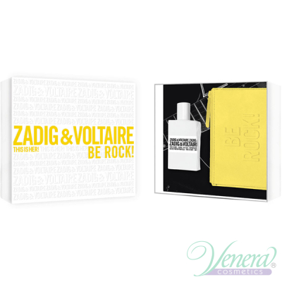 Zadig & Voltaire This is Her Set (EDP 50ml + Yellow Pouch) Be Rock! for Women Women's Gift sets