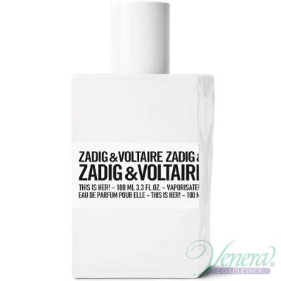 Zadig & Voltaire This is Her EDP 100ml for Women Without Package Women's Fragrances without package