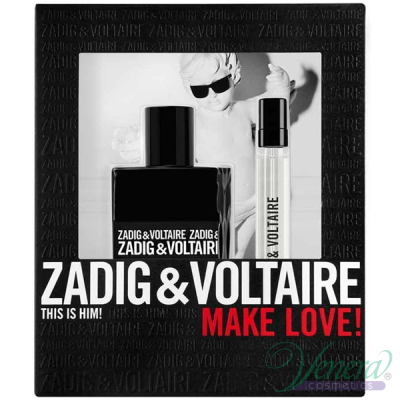 Zadig & Voltaire This is Him Set (EDT 50ml + EDT 10ml) for Men Men's Gift sets
