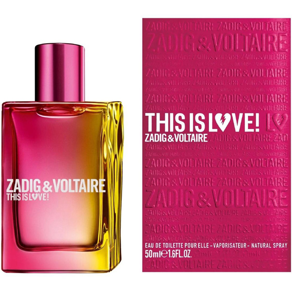 geweer vezel De schuld geven Zadig & Voltaire This is Love! for Her EDP 50ml for Women | Venera Cosmetics