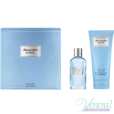 Abercrombie & Fitch First Instinct Blue for Her Set (EDP 50ml + BL 200ml) for Women Women's Gift sets