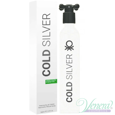 Benetton Cold Silver EDT 100ml for Men Men's Fragrance