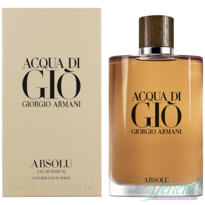 Armani Acqua Di Gio Absolu EDP 200ml for Men Men's Fragrance