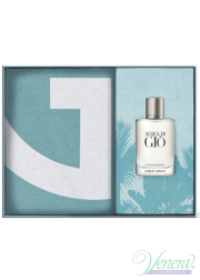 Armani Acqua Di Gio Set (EDT 100ml + Towel) for Men Men's Gift sets