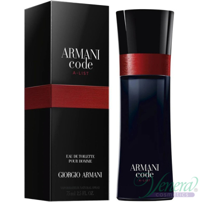 Armani Code A-List EDT 75ml for Men Men's Fragrance