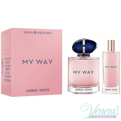 Armani My Way Set (EDP 90ml + EDP 15ml) for Women Women's Gift sets