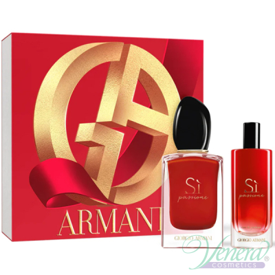 Armani Si Passione Set (EDP 50ml + EDP 15ml) for Women Women's Gift sets