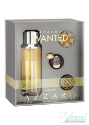 Azzaro Wanted Set (EDT 30ml + 3 Pins) for Men