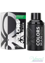 Benetton Colors Man Black Intenso EDP 100ml for Men Without Package Men's Fragrances without package