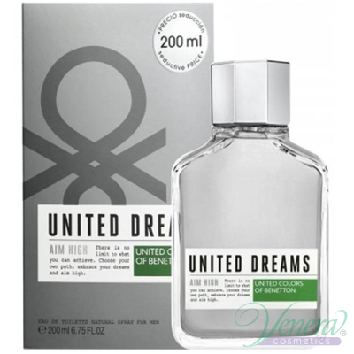 Benetton United Dreams Men Aim High EDT 200ml for Men Men's Fragrance