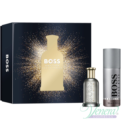 Boss Bottled Eau de Parfum Set (EDP 50ml + Deo Spray 150ml) for Men Gift Sets