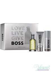 Boss Bottled Set (EDT 100ml + Deo Spray 150ml + SG 100ml) for Men Men's Gift sets