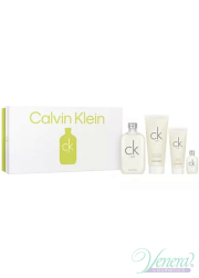 Calvin Klein CK One Set (EDT 200ml + EDT 15ml + BL 100ml + SG 200ml) for Men and Women Gift sets