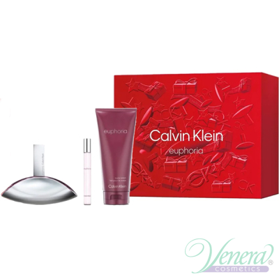 Calvin Klein Euphoria Set (EDP 50ml + EDP 10ml + BL 100ml) for Women Women's Gift sets