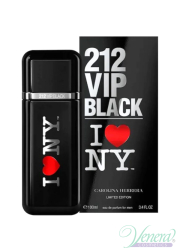 Carolina Herrera 212 VIP Black I Love NY EDP 100ml for Men Men's Fragrance