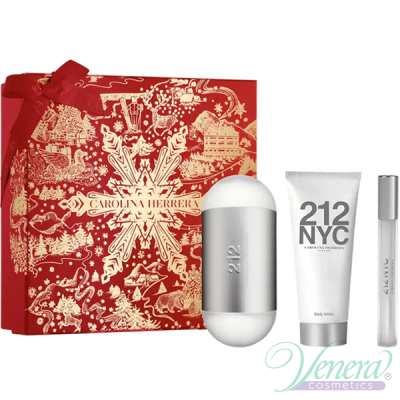Carolina Herrera 212 Set (EDT 100ml + BL 100ml + EDT 10ml) for Women Women's Gift sets